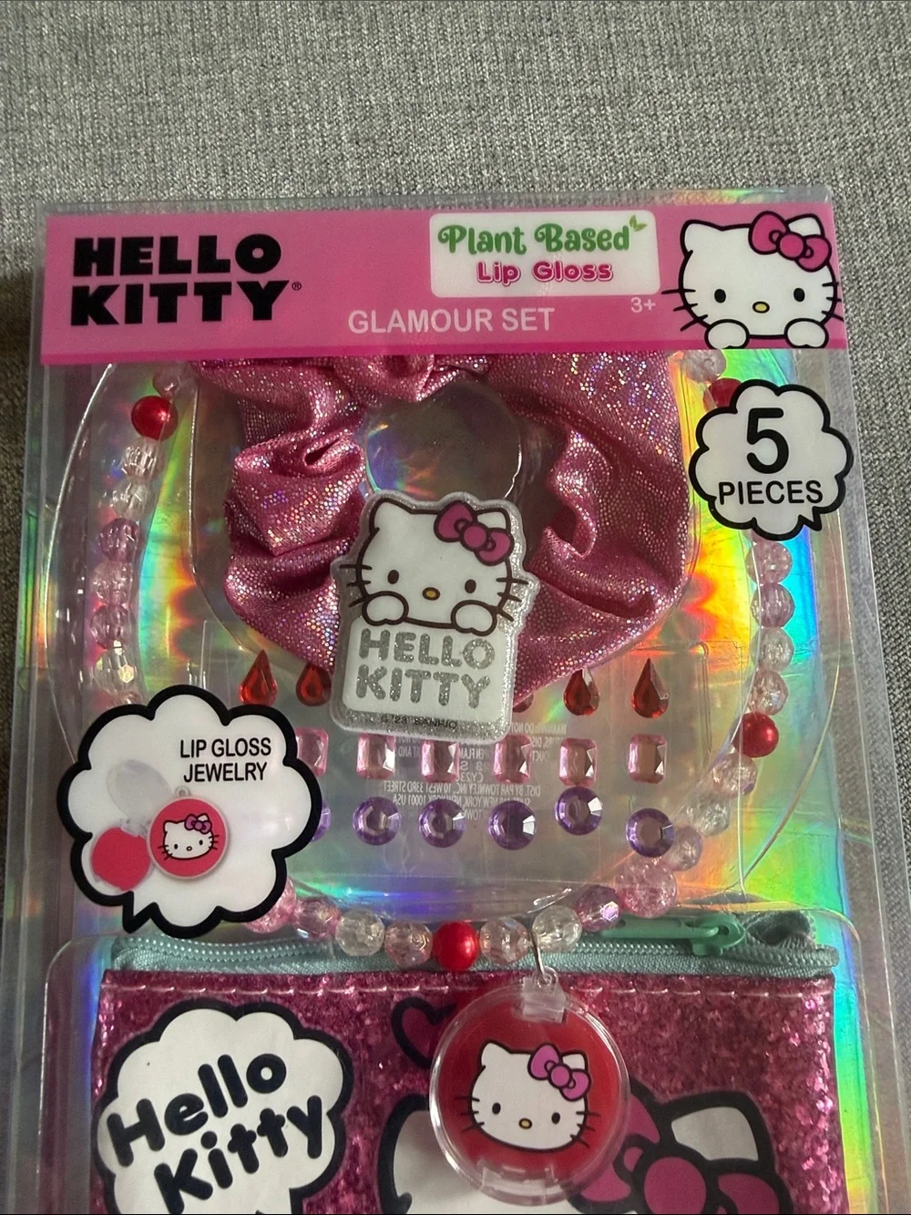 Hello Kitty Pink 5 Piece Glam Set